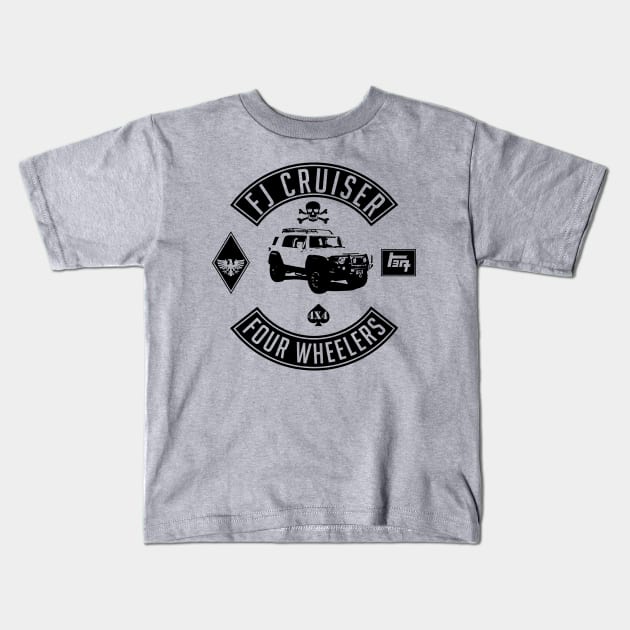 Fj Cruiser Club Shirt Kids T-Shirt by bohemiangoods